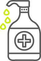 Liquid Line Two Color Icon vector