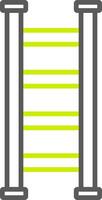 Step Ladder Line Two Color Icon vector