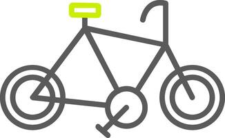 Cycle Line Two Color Icon vector