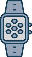 Apps Line Filled Grey Icon vector
