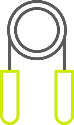 Hand Grip Line Two Color Icon