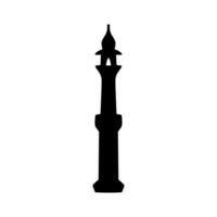 illustration of a mosque tower vector