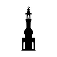 illustration of a mosque tower vector