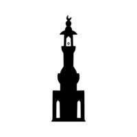 illustration of a mosque tower vector