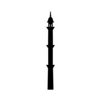 illustration of a mosque tower vector