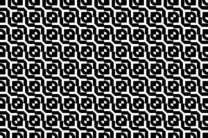 Abstract seamless repeating pattern. Black and white seamless geometric textile pattern. Abstract mosaic tile wallpaper decor. vector