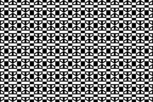 Abstract seamless repeating pattern. Black and white seamless geometric textile pattern. Abstract mosaic tile wallpaper decor. vector