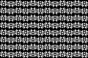Abstract seamless repeating pattern. Black and white seamless geometric textile pattern. Abstract mosaic tile wallpaper decor. vector