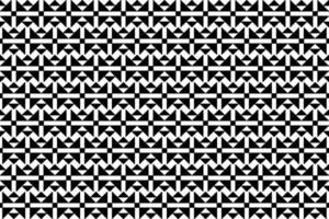 Abstract seamless repeating pattern. Black and white seamless geometric textile pattern. Abstract mosaic tile wallpaper decor. vector