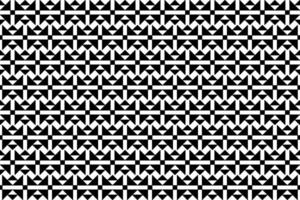 Abstract seamless repeating pattern. Black and white seamless geometric textile pattern. Abstract mosaic tile wallpaper decor. vector