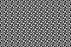 Abstract seamless repeating pattern. Black and white seamless geometric textile pattern. Abstract mosaic tile wallpaper decor. vector