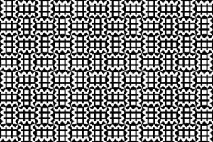 Abstract seamless repeating pattern. Black and white seamless geometric textile pattern. Abstract mosaic tile wallpaper decor. vector