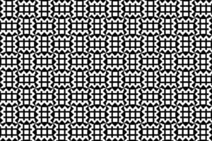 Abstract seamless repeating pattern. Black and white seamless geometric textile pattern. Abstract mosaic tile wallpaper decor. vector