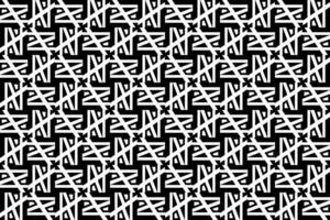 Abstract seamless repeating pattern. Black and white seamless geometric textile pattern. Abstract mosaic tile wallpaper decor. vector