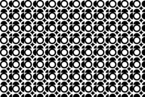 Abstract seamless repeating pattern. Black and white seamless geometric textile pattern. Abstract mosaic tile wallpaper decor. vector