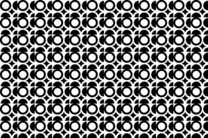 Abstract seamless repeating pattern. Black and white seamless geometric textile pattern. Abstract mosaic tile wallpaper decor. vector