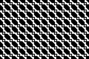 Abstract seamless repeating pattern. Black and white seamless geometric textile pattern. Abstract mosaic tile wallpaper decor. vector