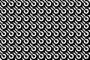 Abstract seamless repeating pattern. Black and white seamless geometric textile pattern. Abstract mosaic tile wallpaper decor. vector