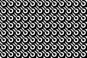 Abstract seamless repeating pattern. Black and white seamless geometric textile pattern. Abstract mosaic tile wallpaper decor. vector