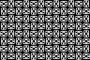 Abstract seamless repeating pattern. Black and white seamless geometric textile pattern. Abstract mosaic tile wallpaper decor. vector