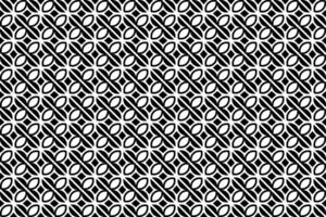 Abstract seamless repeating pattern. Black and white seamless geometric textile pattern. Abstract mosaic tile wallpaper decor. vector