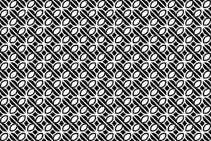 Abstract seamless repeating pattern. Black and white seamless geometric textile pattern. Abstract mosaic tile wallpaper decor. vector