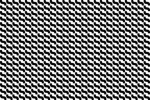 Abstract seamless repeating pattern. Black and white seamless geometric textile pattern. Abstract mosaic tile wallpaper decor. vector