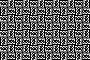 Abstract seamless repeating pattern. Black and white seamless geometric textile pattern. Abstract mosaic tile wallpaper decor. vector