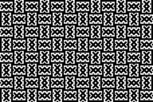 Abstract seamless repeating pattern. Black and white seamless geometric textile pattern. Abstract mosaic tile wallpaper decor. vector