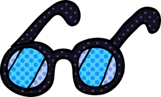 lunettes de griffonnage de dessin animé png