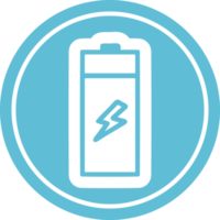 battery circular icon symbol png