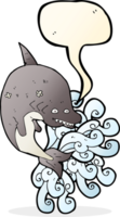 cartoon shark with speech bubble png