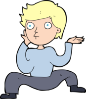 cartoon boy doing crazy dance png