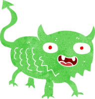 tecknad liten demon png