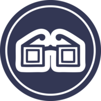 square glasses circular icon symbol png