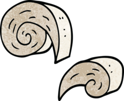 cartoon doodle swirl decorative elements png