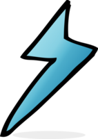 cartoon lightning bolt symbol png