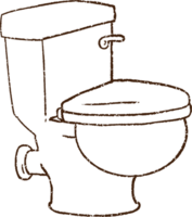 dessin au fusain de toilette png