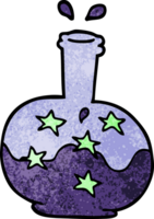 cartoon doodle magic potion png