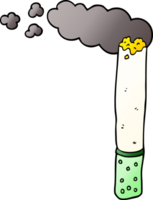 cartoon doodle cigarette png