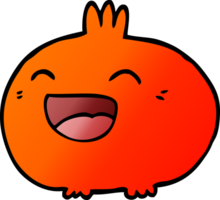 cartoon doodle happy root vegetable png