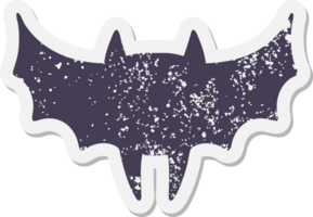 halloween bat grunge sticker png