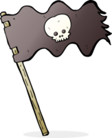Cartoon-Piratenflagge png