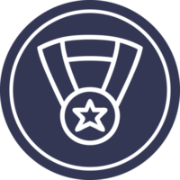 médaille prix circulaire icône symbole png