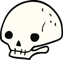 cartoon spooky skull png