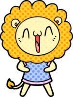 happy cartoon lion png