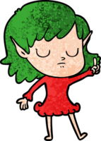 Cartoon-Elf-Mädchen png