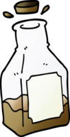 cartoon doodle drink in decanter png