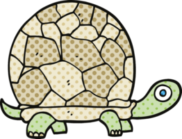 Cartoon-Schildkröte im Comic-Stil png