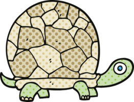 tortuga de dibujos animados de estilo cómic png